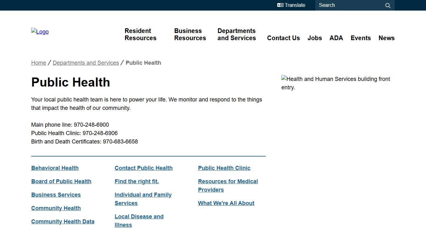 Public Health Mesa County